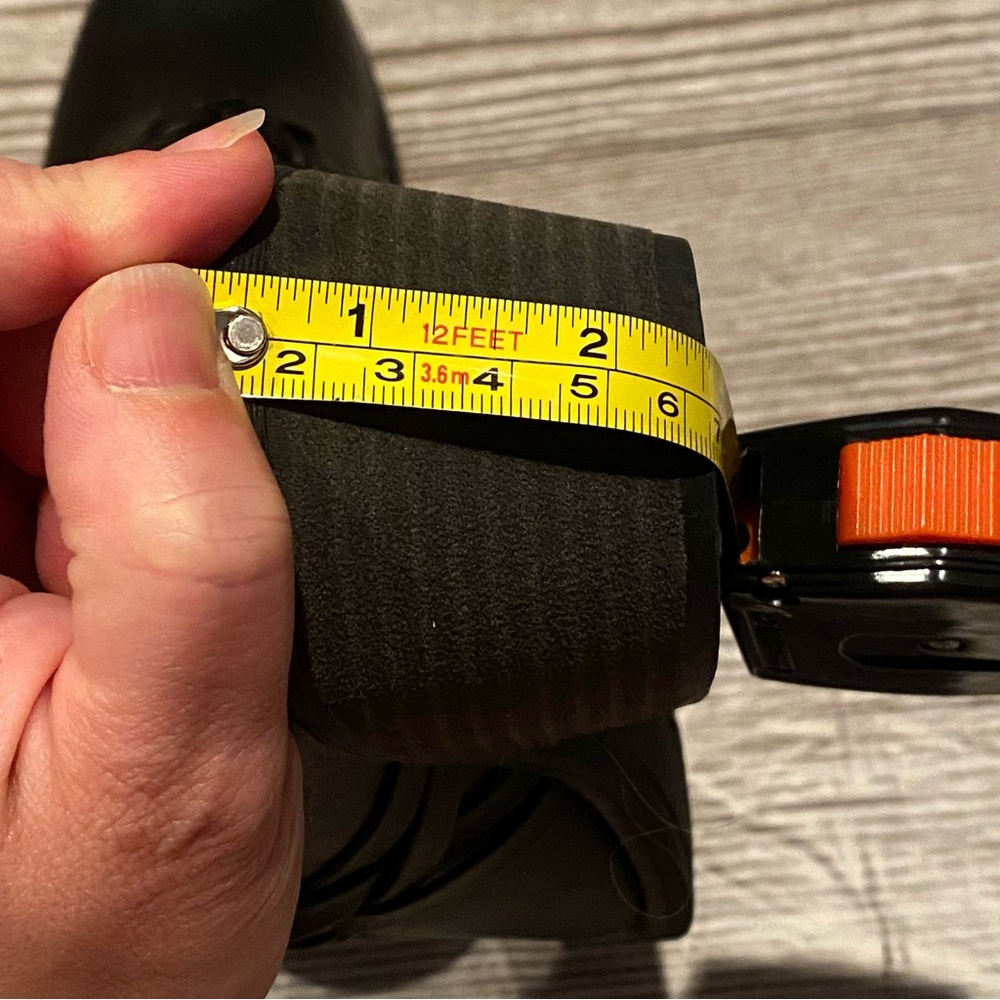 Euro Soft Black Leather Heeled Clogs- Size 8.5 M - Picture 7 of 8